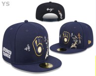 MLB Milwaukee Brewers Snapback Hat (37)