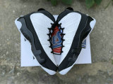 Authentic Air Jordan 9 White Black Red