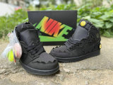 Authentic J Balvin x Air Jordan 1 High OG GS Black