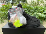 Authentic J Balvin x Air Jordan 1 High OG GS Black
