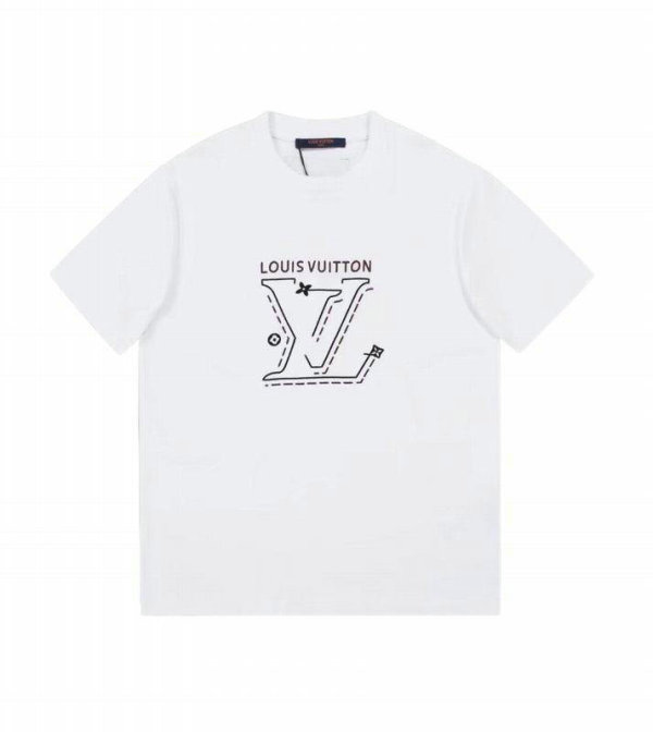 LV Short Round Collar T-shirt XS-L (18)