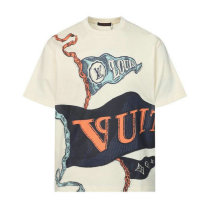LV Short Round Collar T-shirt S-XXL (113) LV Short Round Collar T-shirt S-XXL (113)