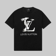 LV Short Round Collar T-shirt XS-L （6）