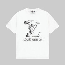 LV Short Round Collar T-shirt XS-L (5) LV Short Round Collar T-shirt XS-L (5)