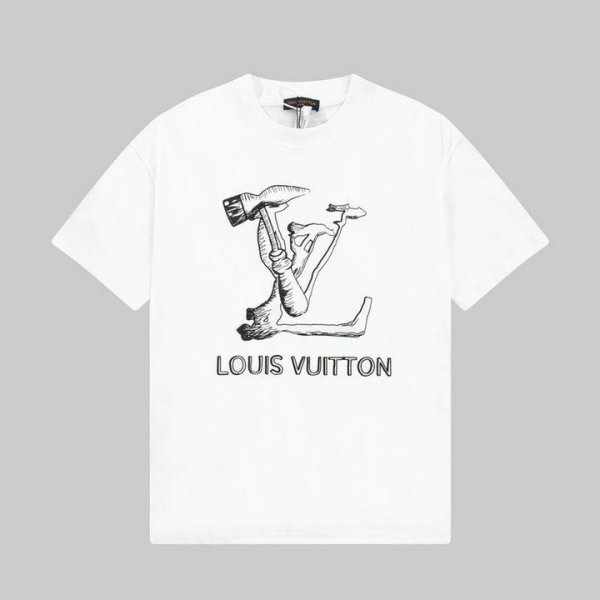 LV Short Round Collar T-shirt XS-L (5)