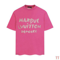 LV Short Round Collar T-shirt S-XXL (130) LV Short Round Collar T-shirt S-XXL (130)