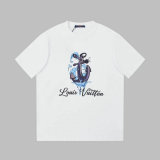 LV Short Round Collar T-shirt XS-L （15）