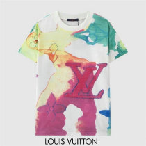 LV Short Round Collar T-shirt S-XXL (115) LV Short Round Collar T-shirt S-XXL (115)