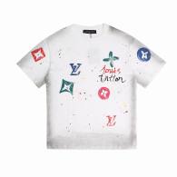 LV Short Round Collar T-shirt S-XL (13)