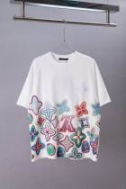 LV Short Round Collar T-shirt S-XL (8) LV Short Round Collar T-shirt S-XL (8)