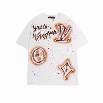LV Short Round Collar T-shirt S-XL (11) LV Short Round Collar T-shirt S-XL (11)