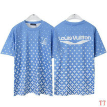 LV Short Round Collar T-shirt M-XXXL (6) LV Short Round Collar T-shirt M-XXXL (6)