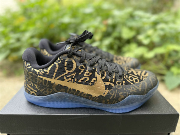 Authentic Nike Kobe 11 Black/Gold