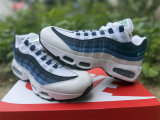 Authentic Nike Air Max 95 Big Bubble White/Lake Blue/Green