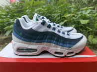 Authentic Nike Air Max 95 Big Bubble White/Lake Blue/Green
