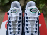 Authentic Nike Air Max 95 Big Bubble White/Lake Blue/Green