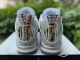 Authentic Air Jordan 4 GS Grey/Silver/White