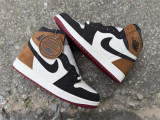 Authentic Air Jordan 1   Olive Toe