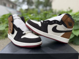 Authentic Air Jordan 1   Olive Toe