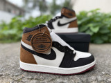 Authentic Air Jordan 1   Olive Toe