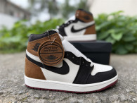 Authentic Air Jordan 1   Olive Toe