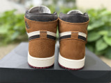 Authentic Air Jordan 1   Olive Toe