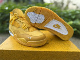 Authentic Air Jordan 4 Metallic Gold/Sail