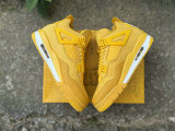 Authentic Air Jordan 4 Metallic Gold/Sail