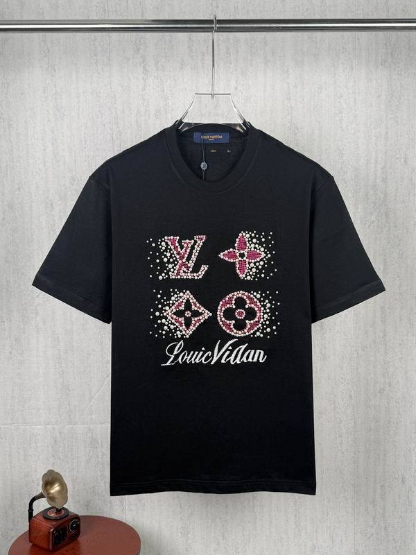 LV Short Round Collar T-shirt S-XL (25)