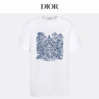 Dior Short Round Collar T-shirt XS-L (154)