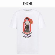 Dior Short Round Collar T-shirt XS-L (67) Dior Short Round Collar T-shirt XS-L (67)