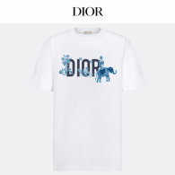 Dior Short Round Collar T-shirt XS-L (156)
