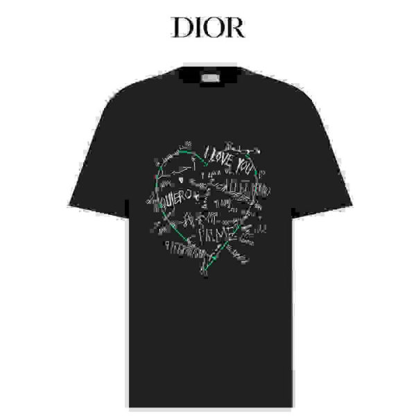 Dior Short Round Collar T-shirt XS-L (108)