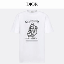 Dior Short Round Collar T-shirt XS-L (71) Dior Short Round Collar T-shirt XS-L (71)
