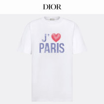 Dior Short Round Collar T-shirt XS-L (105) Dior Short Round Collar T-shirt XS-L (105)