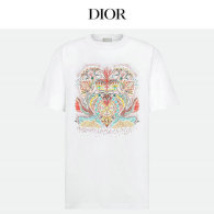 Dior Short Round Collar T-shirt XS-L (103)