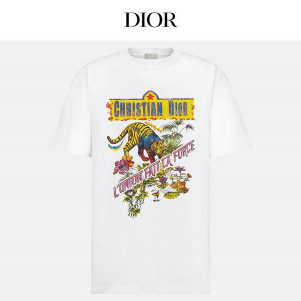 Dior Short Round Collar T-shirt XS-L (55)