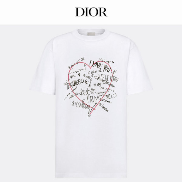 Dior Short Round Collar T-shirt XS-L (109)