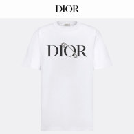 Dior Short Round Collar T-shirt XS-L (141)