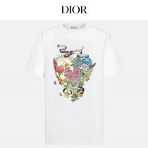 Dior Short Round Collar T-shirt XS-L (101) Dior Short Round Collar T-shirt XS-L (101)