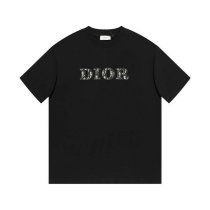Dior Short Round Collar T-shirt XS-L (1) Dior Short Round Collar T-shirt XS-L (1)