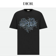 Dior Short Round Collar T-shirt XS-L (111)