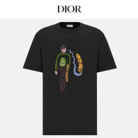Dior Short Round Collar T-shirt XS-L (129)