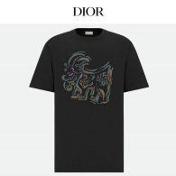 Dior Short Round Collar T-shirt XS-L (107)