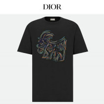Dior Short Round Collar T-shirt XS-L (107) Dior Short Round Collar T-shirt XS-L (107)