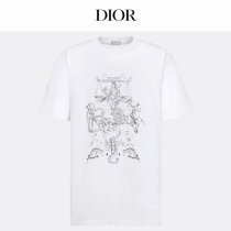 Dior Short Round Collar T-shirt XS-L (57) Dior Short Round Collar T-shirt XS-L (57)