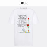 Dior Short Round Collar T-shirt XS-L (114)