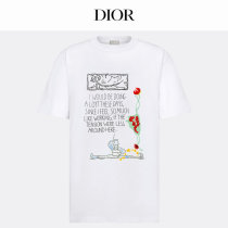 Dior Short Round Collar T-shirt XS-L (114)