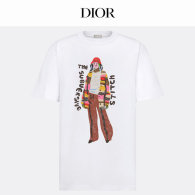 Dior Short Round Collar T-shirt XS-L (145)