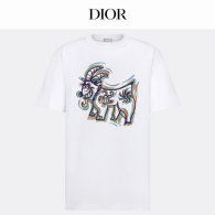 Dior Short Round Collar T-shirt XS-L (106)